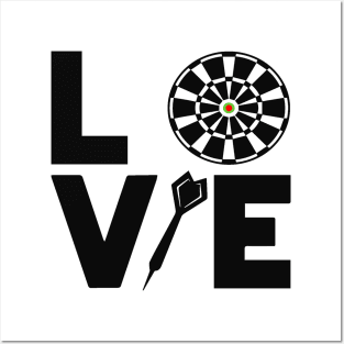 Darts Love Funny Darts Sport Quote Design Posters and Art